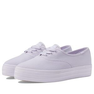 Keds Point Lace Up Lilac Canvas 8 B M
